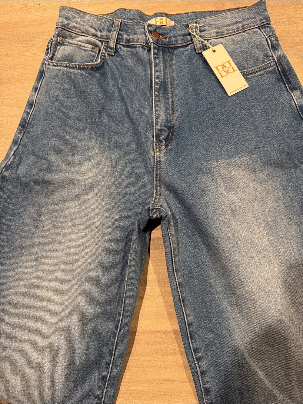 NWT Demica Dair Vibrant Wide Leg Baggy Jeans Skater Streetwear Y2K Denim 13
